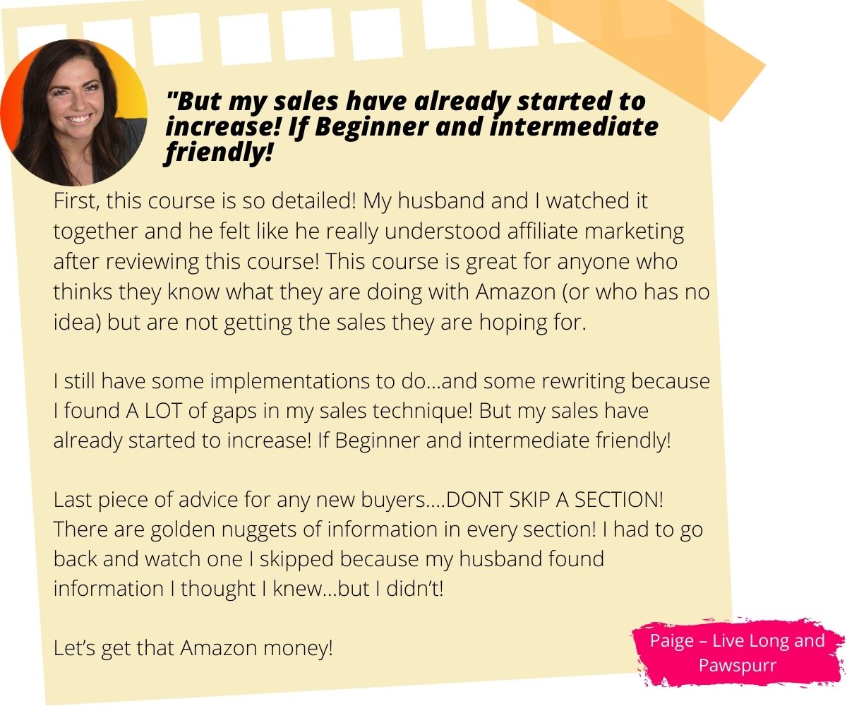 Paige Mann Testimonial for Journey to the center of Amazon