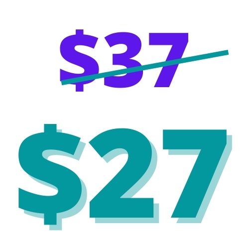 Price slash from 37 to 27