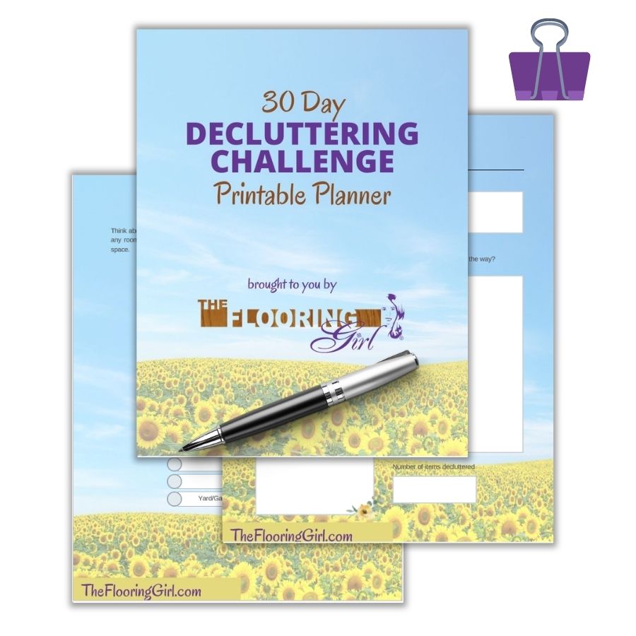 Declutter your home printable