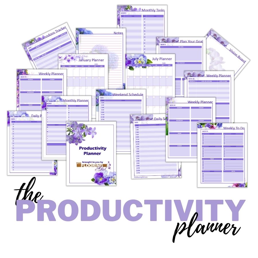 Productivity Planner Printable 