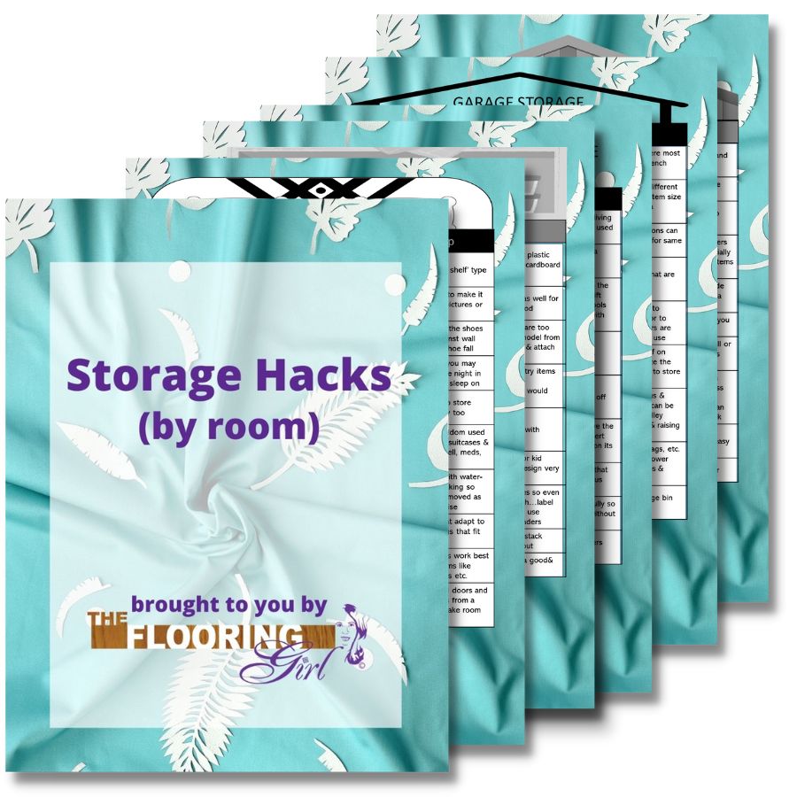 storage hacks by room printable